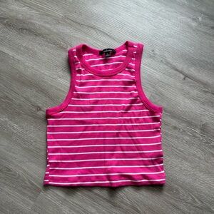 Hot Pink Stripe Tank🩷